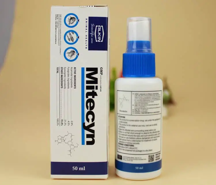 Mitecyn- The medicine for dogs with scabies